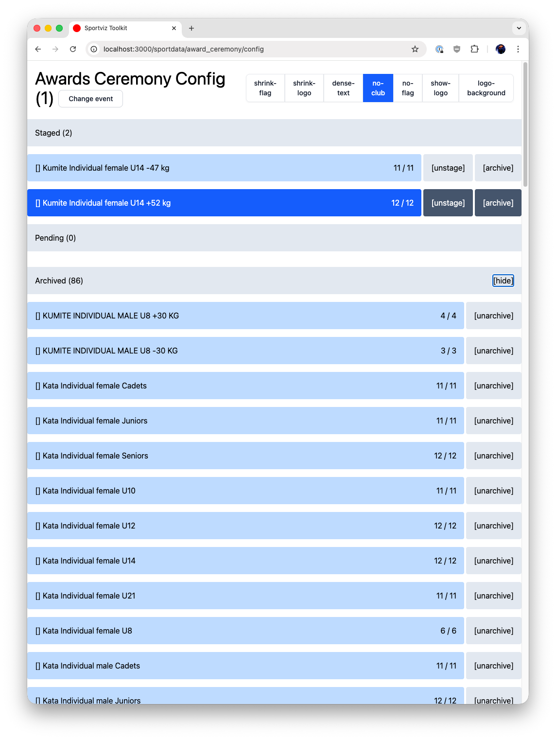 Screenshot / Wireframe